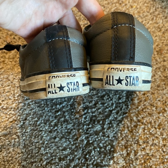 Converse All Star Kids Sneakers Grey Size 13 - Picture 6 of 10